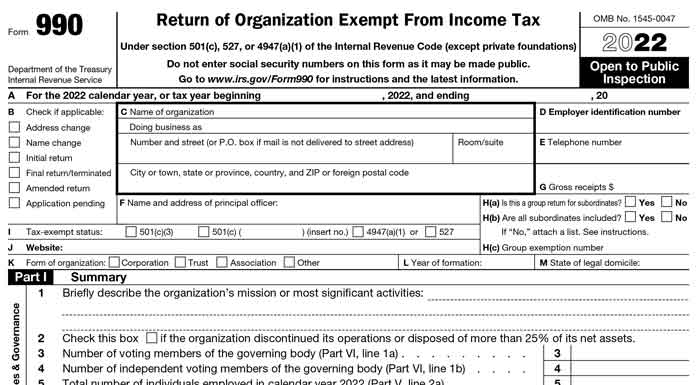 Form 990-N Filing Requirements